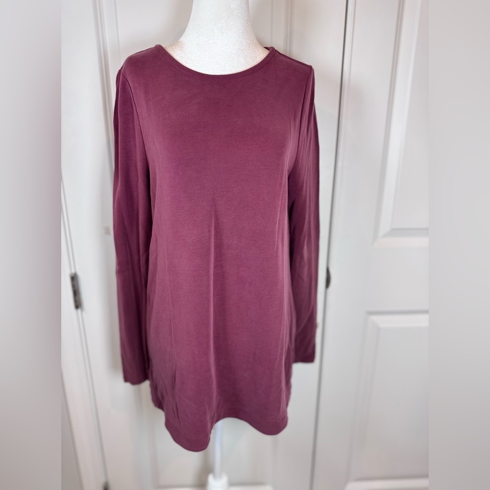 Soft Surroundings Mulberry Capsule Tunic Top XS Cozy Chic Basics Minimalist